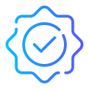 Icono de Calidad y precisión de fabricación